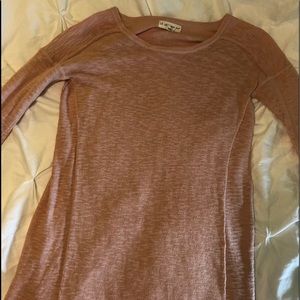 Rose colored long sleeve